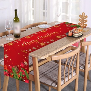 ผ้าปูโต๊ะ ลายคริสต์มาส ขนาด 180x35 ซม. สําหรับตกแต่งโต๊ะอาหาร งานแต่งงาน ปีใหม่