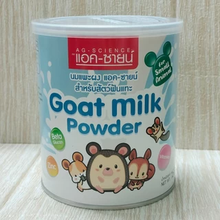Ag-Science นมแพะผงสำหรับ หนู ชูการ์ และสัตว์ฟันแทะอื่นๆ 150 กรัม