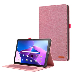 เคสป้องกันโทรศัพท์มือถือ แบบนิ่ม ผ้าฟาบริค มีป็อบอัพ สําหรับ Lenovo Tab M10 5G TB360ZU 10.61 นิ้ว QiTian K10 Pro 5G