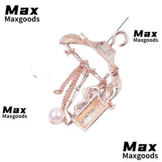 Maxg เข็มกลัด จี้เคลือบ สําหรับแขวนเครื่องประดับ