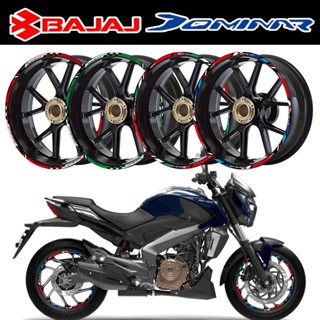 สติกเกอร์สะท้อนแสง สําหรับติดตกแต่งล้อรถจักรยานยนต์ สกูตเตอร์ Bajaj Dominar 400