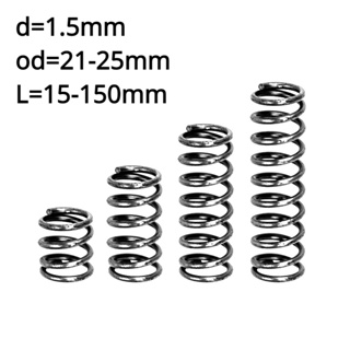【KZS】สปริงแรงดัน D1.5 มม. OD21 22 23 24 25 มม. ยาว 20~150 มม.