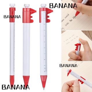 Banana1 Vernier Calipers ปากกาเครื่องเขียน ไม้บรรทัดสเกลหมุนได้