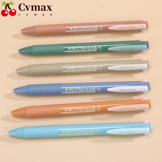 Cvmax ปากกาลูกลื่น 0.5 มม. คุณภาพสูง สีดํา สําหรับสํานักงาน 6 ชิ้น