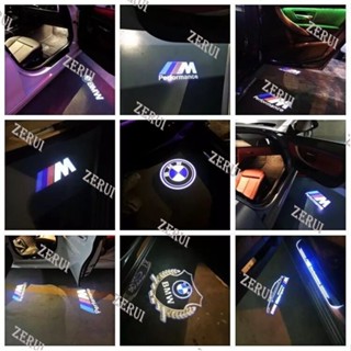 Zr โคมไฟโปรเจคเตอร์ LED ลายโลโก้ Welcome Light สําหรับ BMW E84E83E70F15 E71 F16 E81 E87 F20 E90 E91 E93 F30 E60 E61 M5 F10 E63 3-series F30 G20 320i 2 ชิ้น