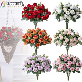 Buttterfly ดอกกุหลาบยูคาลิปตัสประดิษฐ์ 5 ส้อม 30 ซม. สําหรับตกแต่งบ้าน งานแต่งงาน