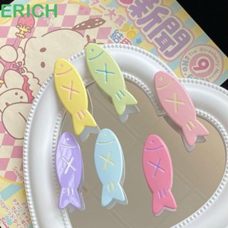 Erich 2 ชิ้น / เซต การ์ตูนปลา กิ๊บติดผม สีสันสดใส สไตล์เกาหลี น่ารัก ปิ่นปักผม ขนาดเล็ก รูปถ่าย