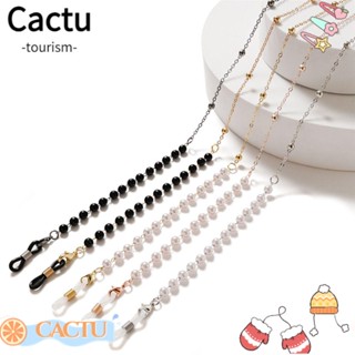 Cactu สายโซ่คล้องแว่นตากันแดด ประดับไข่มุก แฟชั่น