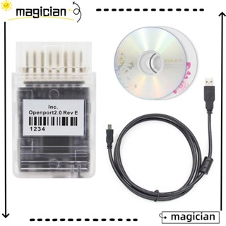 Mag เครื่องมือวิเคราะห์รถยนต์ OBD 2 Openport 2.0 พร้อมชิป CD ECU FLASH Tactrix Toyota JLR SDD