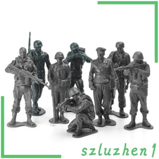 [Szluzhen1] ของเล่นฟิกเกอร์ทหาร สมจริง สําหรับวัยรุ่น 8 ชิ้น