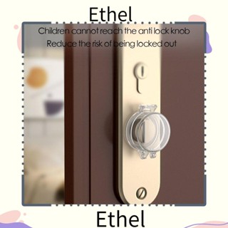 Ethel1 กลอนล็อคประตู แบบใส PP เพื่อความปลอดภัยของเด็ก ทนทาน