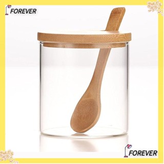 Forever โหลแก้วใส่เครื่องปรุง ขนาด 3.4*3.1 นิ้ว ทรงกลม บริการได้ สําหรับห้องครัว