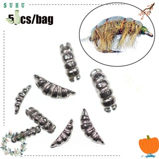 Suhu Scud / Shrimp Bodies Shell Hot Ribbed อุปกรณ์ตกปลา คุณภาพสูง จมเร็ว