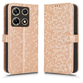 เคสหนัง PU ฝาพับ พร้อมช่องใส่บัตร และขาตั้ง สําหรับ lnfinix Note 30 Pro Note 30 Pro