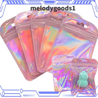 Melodygoods1 ถุงซิปซีล แบบหนา ปิดผนึกได้ 50 ชิ้น ต่อถุง