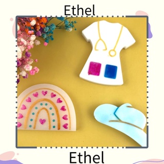 Ethel1 แม่พิมพ์ซิลิโคน อีพ็อกซี่คริสตัล สําหรับทําเทียนหอมสบู่ DIY