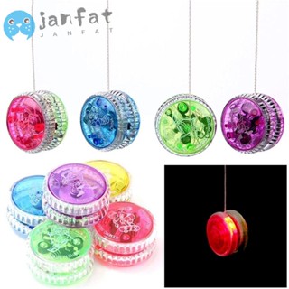 Janfat โยโย่กระพริบ ของเล่นคลาสสิก พร้อมไฟ LED สําหรับเด็ก