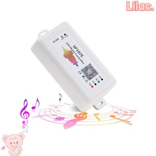 Lilac ตัวควบคุมเพลง Led DC5-24V SPI Smart Led Controller, Full Color SP107E WIFI บลูทูธ พิกเซล IC Controllers สําหรับแถบไฟ