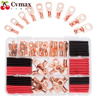 Cvmax ปลายสายเคเบิลแบตเตอรี่ AWG8 6 4 2 ทองแดง สําหรับยานยนต์ 100 ชิ้น