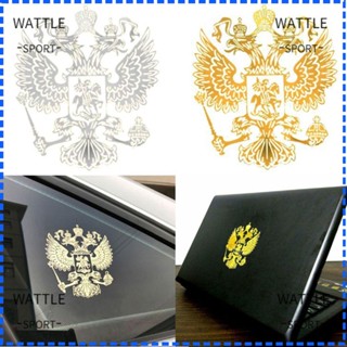 Wattle สติกเกอร์โลหะนิกเกิล สําหรับติดตกแต่งรถยนต์ แล็ปท็อป