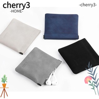 Cherry3 กระเป๋าสตางค์ กระเป๋าใส่เหรียญ เมมโมรี่การ์ด ขนาดเล็ก สําหรับผู้หญิง