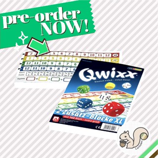 Qwixx XL (Extra Sheet) 2 [DE] ส่วนเสริม บอร์ดเกมแท้ ภาษาเยอรมัน [Pre-Order]