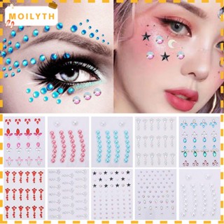 Moilyth สติกเกอร์รอยสัก อัญมณี DIY สําหรับตกแต่งเล็บ