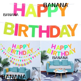 Banana1 จี้กระดาษเรืองแสงในที่มืด สําหรับแขวนตกแต่งงานแต่งงาน DIY