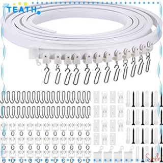 Teath อุปกรณ์เสริมรางผ้าม่าน สีขาว สไตล์โมเดิร์น