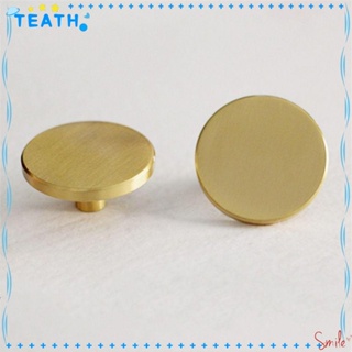 Teath ที่จับลิ้นชัก เฟอร์นิเจอร์ ทองเหลือง สีทอง 4 ชิ้น