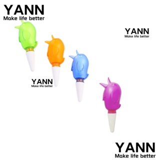 Yann1 อุปกรณ์รดน้ําต้นไม้อัตโนมัติ แบบพลาสติกใส 4 สี สําหรับรดน้ําต้นไม้ในร่ม