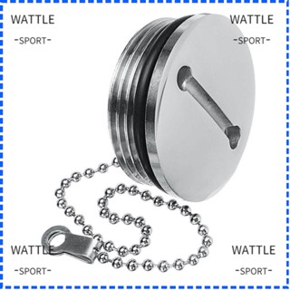 Wattle ฝาครอบฟิลเลอร์ดาดฟ้า สเตนเลส พร้อมโซ่ กันน้ํา ทนทาน แบบเปลี่ยน