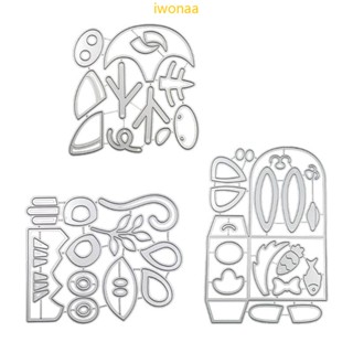 Iwo แผ่นแม่แบบโลหะ ตัดลายกล่องบรรจุภัณฑ์ สําหรับทําการ์ด สมุดภาพ กระดาษ หัตถกรรม DIY