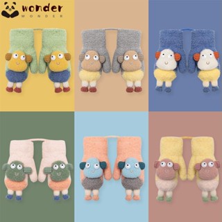 Wonder ถุงมือเชือก แบบหนา อบอุ่น น่ารัก สําหรับเด็กวัยหัดเดิน