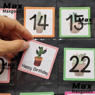 Maxg ชุดปฏิทิน แผนภูมิพ็อกเก็ต ทนทาน ประหยัดพื้นที่ สําหรับการเรียนรู้เด็ก