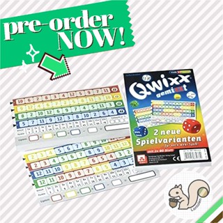 Qwixx GemiXXt (Extra Sheet) 2 [DE] ส่วนเสริม บอร์ดเกมแท้ ภาษาเยอรมัน [Pre-Order]