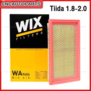 WIX ไส้กรองอากาศ NISSAN TIIDA 1.8 2.0 / Cube รหัสอะไหล่ 16546-ED000 [WA9604]