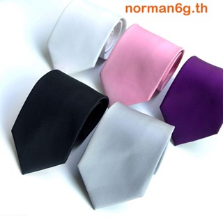 Anorman เนคไท ผ้าแจ็คคาร์ด สีพื้น หรูหรา แฟชั่น สําหรับงานแต่งงาน