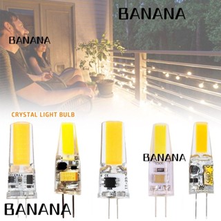 Banana1 หลอดไฟฮาโลเจน Led G4 G9 DC12V 220V สีขาว แบบเปลี่ยน สําหรับตกแต่งบ้าน