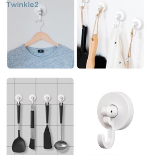 Twinkle ตะขอพลาสติก สีขาว สําหรับแขวนติดเพดาน ประตูห้องครัว 6 ชิ้น