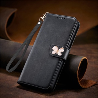 Flip Leather For OPPO A77S A77 A57 4G 5G 2022 Realme X3 Superzoom X50 Pro เปลือกโทรศัพท์ Flip Cover Shockproof slot TPU Leather 3D Butterfly Flip Cover with Card slot พร้อมช่องใส่บัตร กันกระแทก ฝาพับ TPU เคสโทรศัพท์หนัง เปลือกป้องกัน