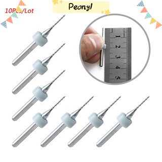 Pdony ขายดี ดอกสว่านไมโคร คาร์ไบด์ CNC 0.8 มม. 10 ชิ้น ต่อล็อต