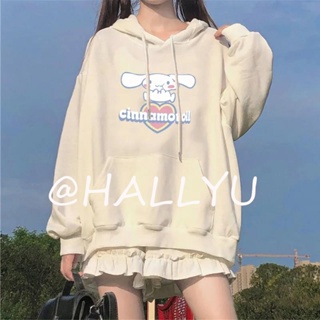 HALLYU  เสื้อผ้าผู้ญิง แขนยาว เสื้อฮู้ด คลุมหญิง สไตล์เกาหลี แฟชั่น  Unique ins Stylish สบาย A98J35G 36Z230909