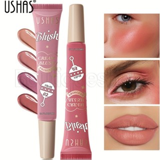 Ushas บลัชออน เนื้อลิขวิด 4 สี คอนทัวร์ กันน้ํา ติดทนนาน สําหรับผู้หญิง