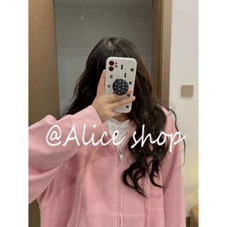 Alice เสื้อผ้าผู้ญิง แขนยาว เสื้อฮู้ด คลุมหญิง สไตล์เกาหลี แฟชั่น A98J243 34Z230826