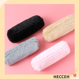 Hecceh กระเป๋าถือ ทรงดินสอ ใส่เหรียญ สีพื้น แฟชั่น