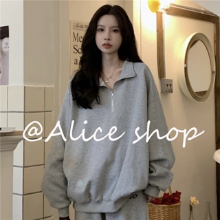 Alice  เสื้อผ้าผู้ญิง แขนยาว เสื้อฮู้ด คลุมหญิง สไตล์เกาหลี แฟชั่น  High quality รุ่นใหม่ สวยงาม พิเศษ A98J250 36Z230909