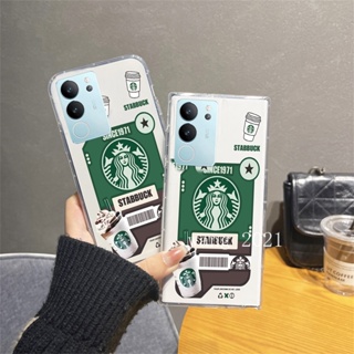 พร้อมส่ง ใหม่ เคสโทรศัพท์มือถือแบบนิ่ม ใส ลายกาแฟน่ารัก ยอดนิยม สําหรับ VIVO V29 5G VIVO V29e V29 Pro 5G 2023 VIVOV29 5G