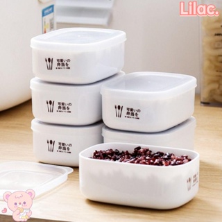 Lilac กล่องเก็บอาหารสด กันรั่วซึม ประหยัดพื้นที่ แบบพกพา เข้าไมโครเวฟได้ 2 ชิ้น