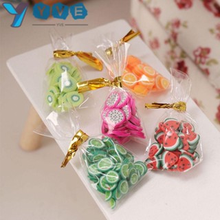 Yve เฟอร์นิเจอร์จิ๋ว สีแคนดี้ สําหรับตกแต่งบ้านตุ๊กตา